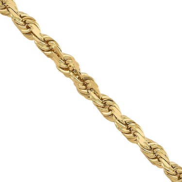 10K Yellow Gold Rope Chain 3 mm